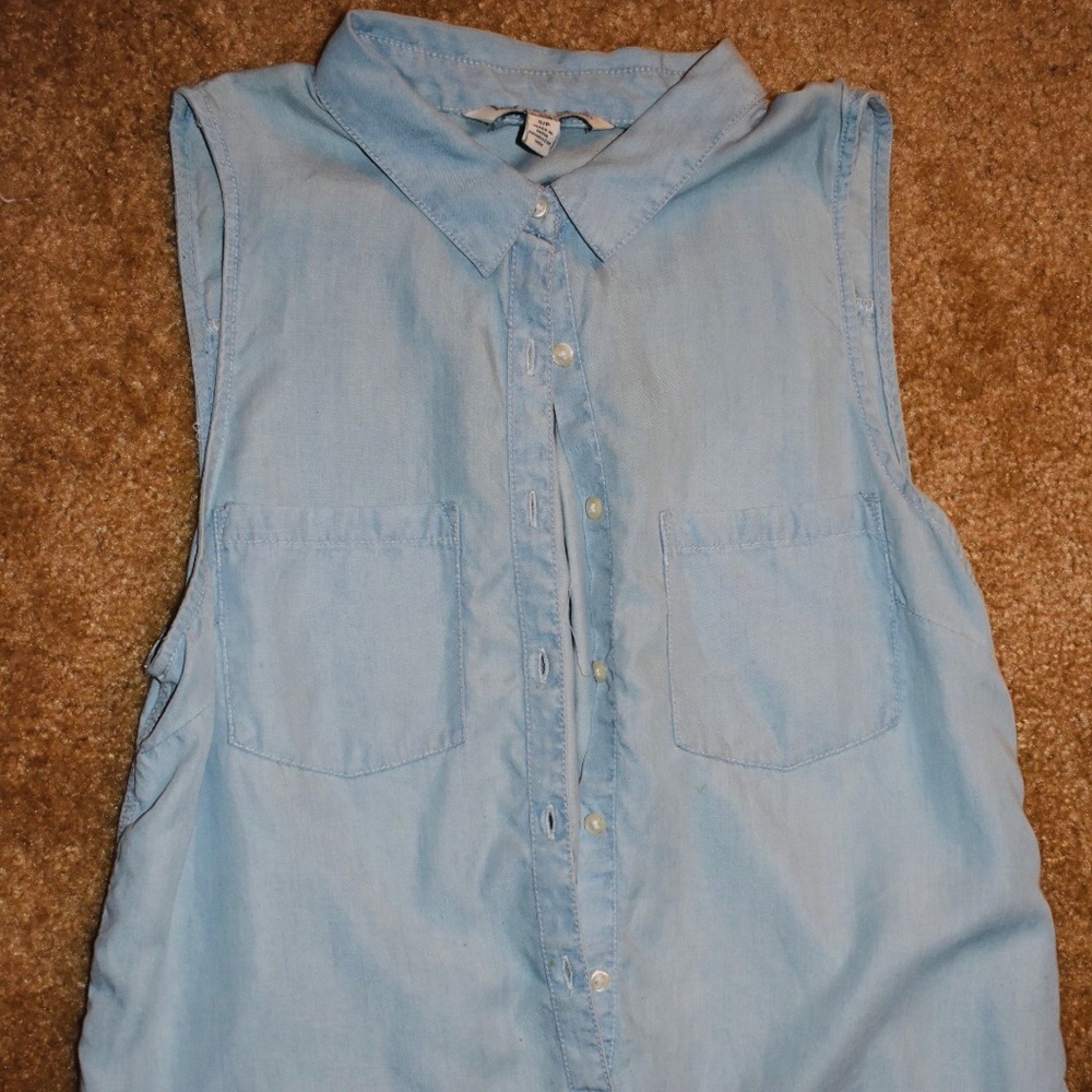 Simple chambray tank from AE